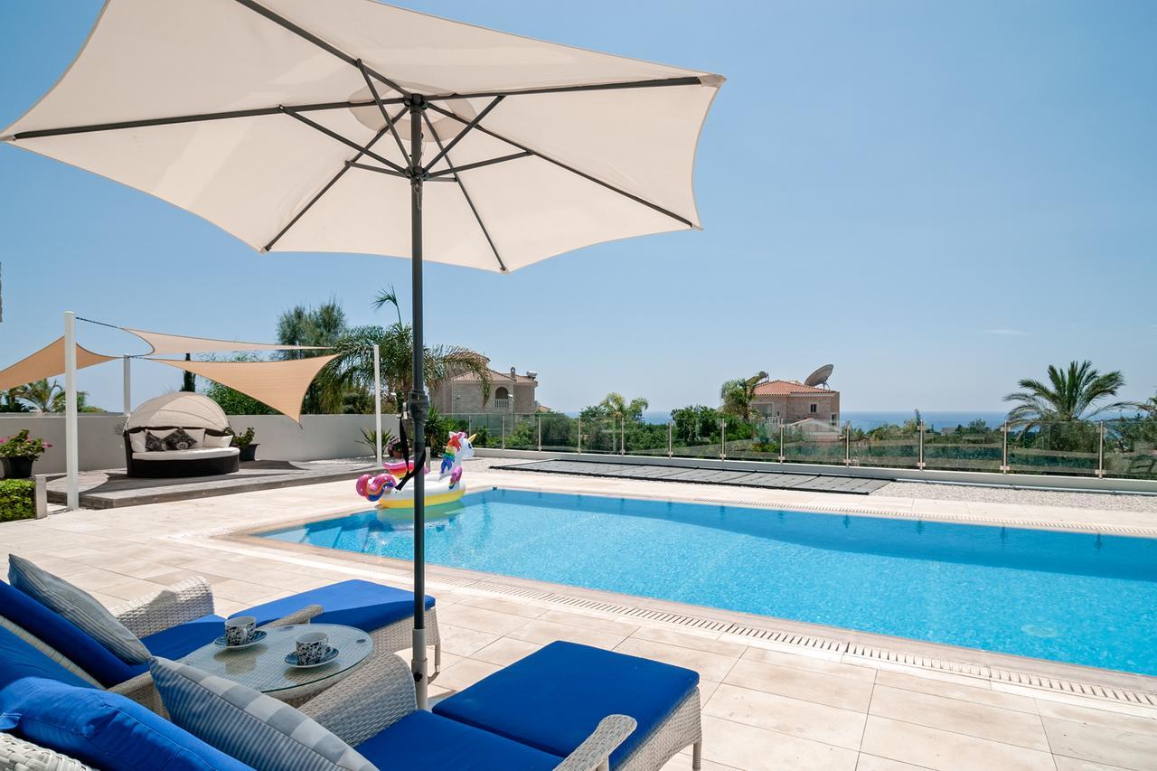 Villa Verdi: Luxury Villa With Private Pool Pégeia Exteriör bild