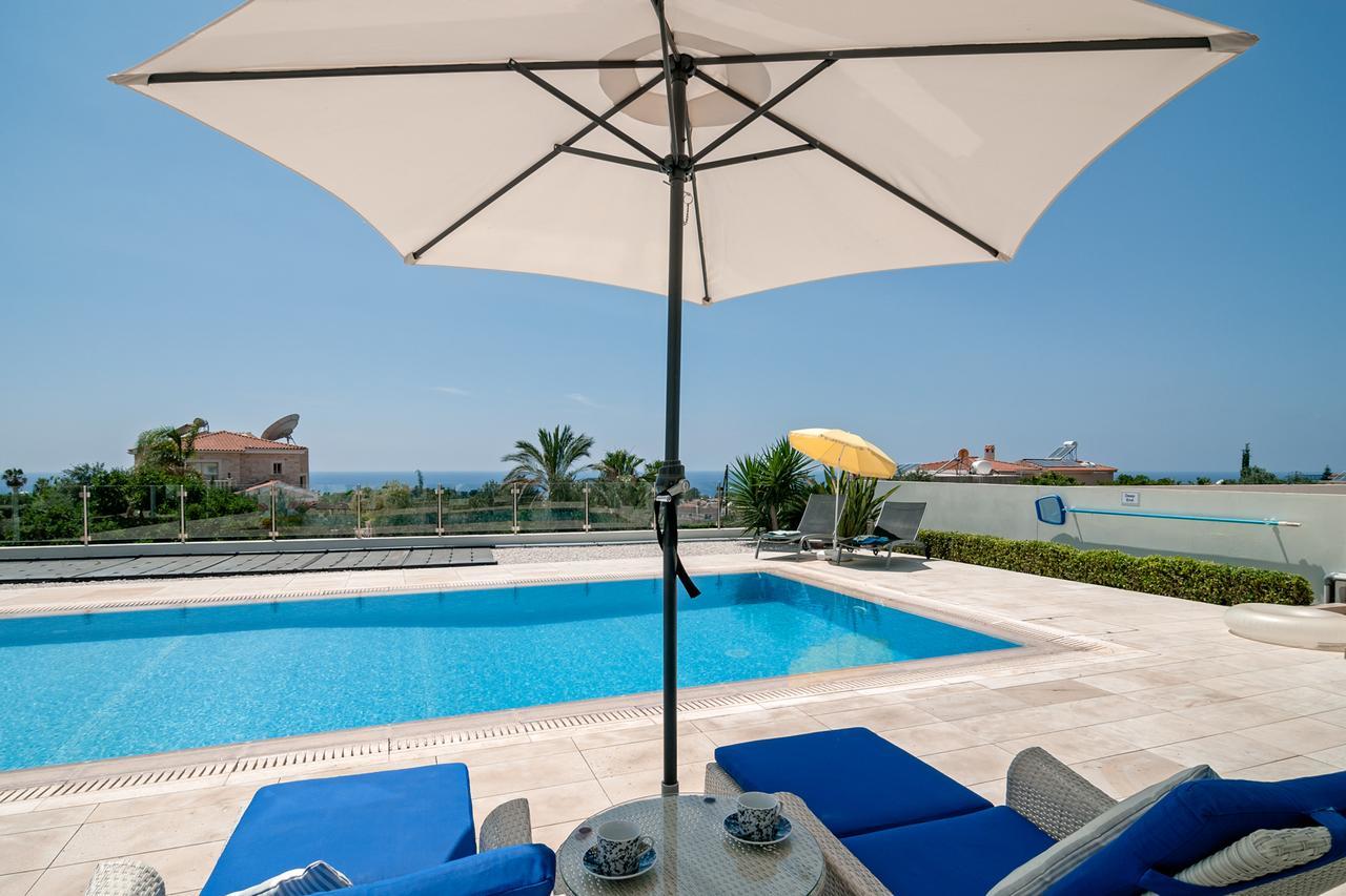 Villa Verdi: Luxury Villa With Private Pool Pégeia Exteriör bild